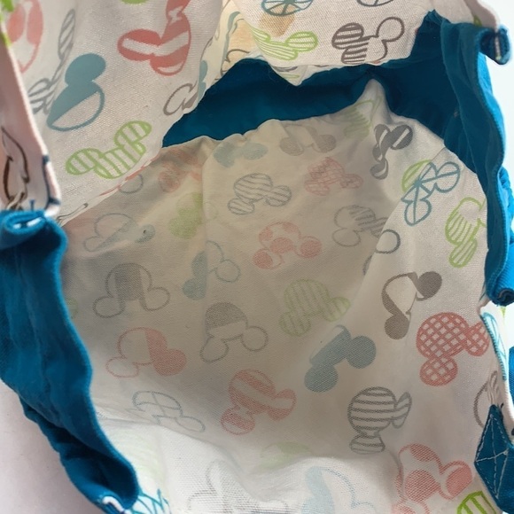 Mickey Mouse Abstract Ears Canvas Tote. TOT1775 - Picture 4 of 8